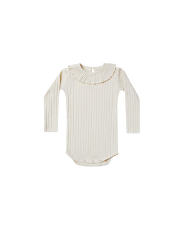 Rylee + Cru Ruffle Collar Bodysuit, Ivory